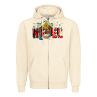 Sandshell Noel Zipper Hoodie - CowhideDigitalArt