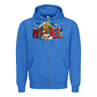 True Royal Noel Zipper Hoodie - CowhideDigitalArt