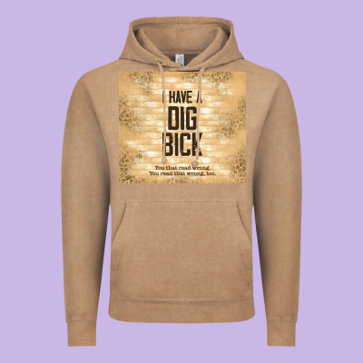 Sarcastic Funny I Have A Dig Bick Vintage Hoodie Designed By Tumblerdesignbyshophia