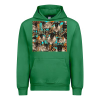 Emerald Suffolk sheeps Urban Hoodie - BarkalooDesign