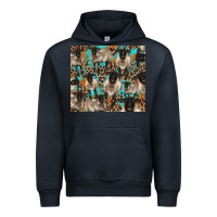Navy Suffolk sheeps Urban Hoodie - BarkalooDesign