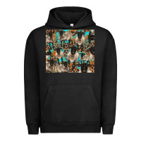 Pigment Black Suffolk sheeps Urban Hoodie - BarkalooDesign