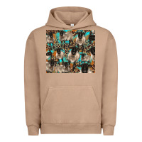 Pigment Burro Suffolk sheeps Urban Hoodie - BarkalooDesign