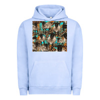 Pigment Grape Ice Suffolk sheeps Urban Hoodie - BarkalooDesign