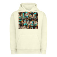 Pigment Pistachio Suffolk sheeps Urban Hoodie - BarkalooDesign