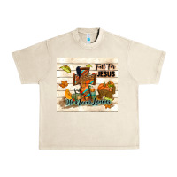 Fall For Jesus He Never Leaves Urban Heavy Tee | Teevron