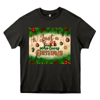 Asphalt just a girl who loves christmas tumbler Heavy Core Tee - BundleAndBundleShop