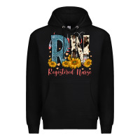 Black rn registered nurse Premium Hoodie - FaDigitalArtStudio