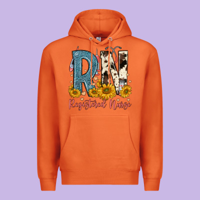 Rn Registered Nurse Premium Hoodie Designed By Fadigitalartstudio