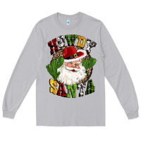 Moon Dust howdy santa western cactus christmas Long Sleeve Tee - CowGirlArtShop
