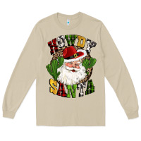 Mushroom howdy santa western cactus christmas Long Sleeve Tee - CowGirlArtShop