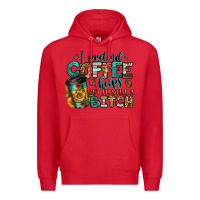 Red i pretend coffee helps but i'm still a bitch Premium Hoodie - Jasminsmagicworld