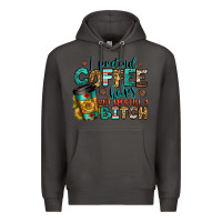 Smoke i pretend coffee helps but i'm still a bitch Premium Hoodie - Jasminsmagicworld