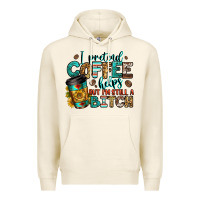 Tofu i pretend coffee helps but i'm still a bitch Premium Hoodie - Jasminsmagicworld