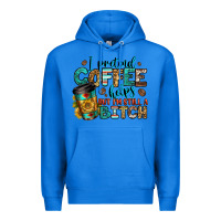 True Royal i pretend coffee helps but i'm still a bitch Premium Hoodie - Jasminsmagicworld
