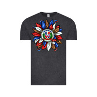 Vintage Black dominican sunflower Vintage Tee - texasbilliewilder