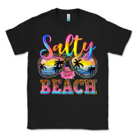 Black Salty beach Classic Tee - NancyCooperArtShop