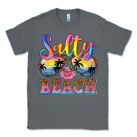 Charcoal Heather Salty beach Classic Tee - NancyCooperArtShop