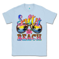 Dusty Blue Salty beach Classic Tee - NancyCooperArtShop