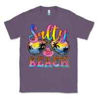 Lavender Salty beach Classic Tee - NancyCooperArtShop