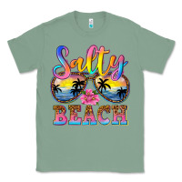 Sage Salty beach Classic Tee - NancyCooperArtShop