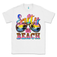 White Salty beach Classic Tee - NancyCooperArtShop