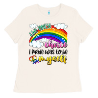 The Only Choice I Made Was To Be Myself Ladies Tee | Teevron