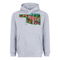 Heather Grey oklahoma Heavyweight Hoodie - SublimationCraftShop
