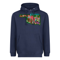 Navy oklahoma Heavyweight Hoodie - SublimationCraftShop