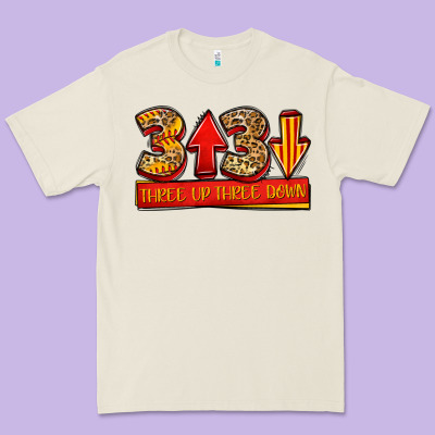 Three Up Three Down Softball Premium Tee Designed By Jasminsmagicworld