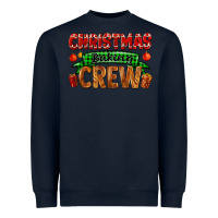 Navy christmas baking crew with gifts Heavyweight Sweatshirt - FaDigitalArtStudio