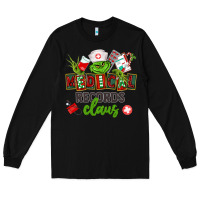Black medical records claus Long Sleeve Tee - CowGirlArtShop