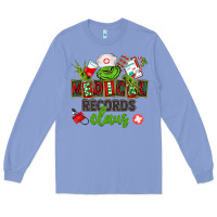 Colony Blue medical records claus Long Sleeve Tee - CowGirlArtShop