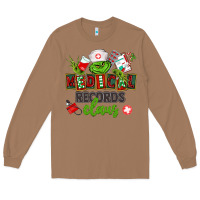 Toasted Coconut medical records claus Long Sleeve Tee - CowGirlArtShop