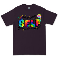 Plum self love tie dye Premium Tee - Artiststas