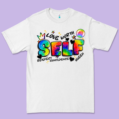 Self Love Tie Dye Premium Tee Designed By Artiststas