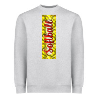 Heather Grey softball and baseball pen wraps Heavyweight Sweatshirt - BundleAndBundleShop