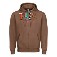Chestnut Papa Claus Zipper Hoodie - CowhideDigitalArt
