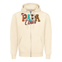 Sandshell Papa Claus Zipper Hoodie - CowhideDigitalArt