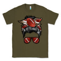 Army Green football mom Classic Tee - RacoonDesign