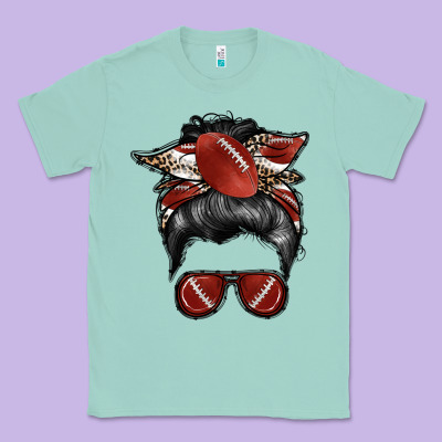 Football Mom Classic Tee Designed By Racoondesign