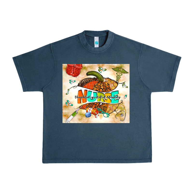 Fall Nurse Pumpkin Urban Heavy Tee by TumblerDesignByShophia | Teevron