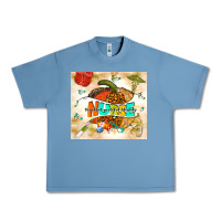 Pebble Blue fall nurse pumpkin Urban Heavy Tee - TumblerDesignByShophia