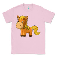 Bubblegum Pink cute horse Classic Tee - texasbilliewilder