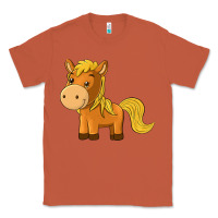 Copper cute horse Classic Tee - texasbilliewilder