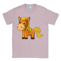 Lilac cute horse Classic Tee - texasbilliewilder