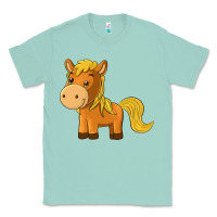 Seafoam cute horse Classic Tee - texasbilliewilder