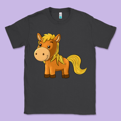 Cute Horse Classic Tee Designed By Texasbilliewilder