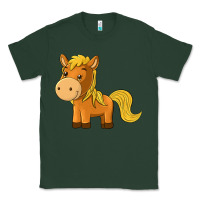 Sports Green cute horse Classic Tee - texasbilliewilder