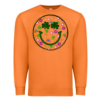 Carrot st patrick s day smiley face Premium Sweatshirt - Artiststas